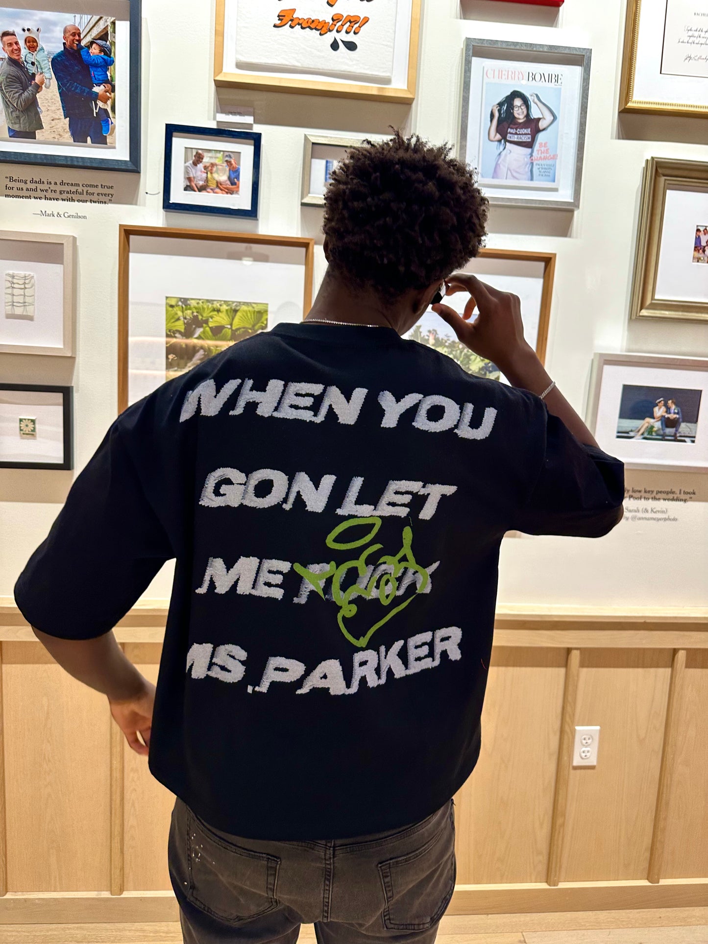 Black Ms.Parker Tee