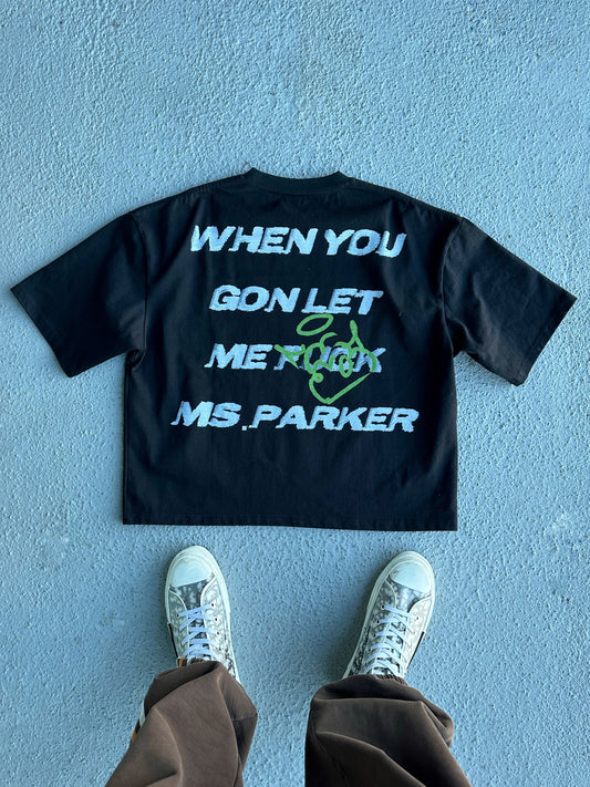 Black Ms.Parker Tee
